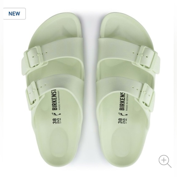 NWT - BIRKENSTOCK - Arizona Essentials Eva Sandals - Faded Lime 🍋‍🟩 - Picture 7 of 16